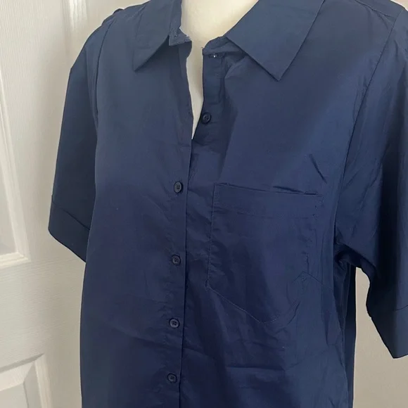 Walter Baker Navy casual Shirt Dress - Picture 5 of 9